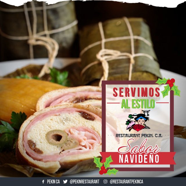 PekinRestaurant's tweet photo. En poco llega la Navidad y en #RestaurantPekin servimos con el estilo navideño que nos caracteriza. https://t.co/5tJDLRYxdz