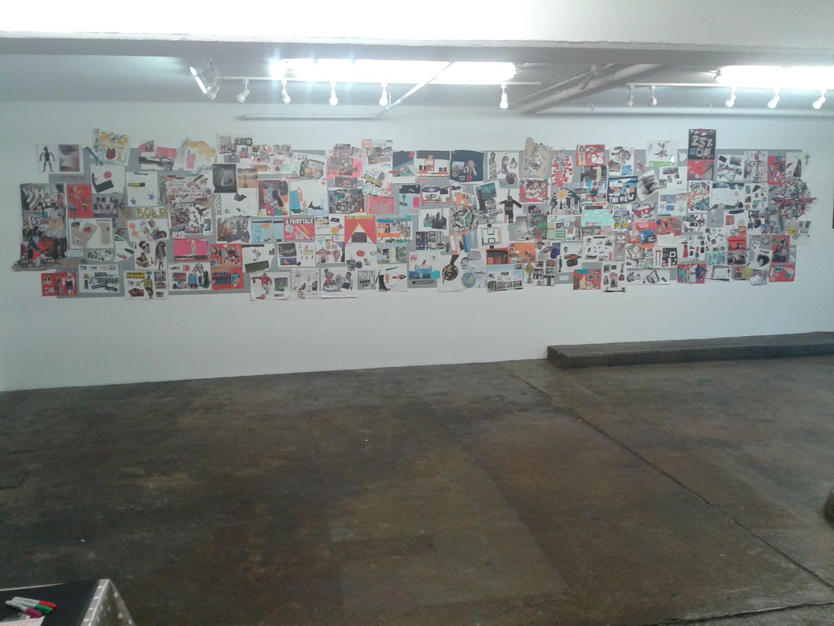 StickTogSE17's tweet photo. Here's the whole 7m of it! Come and see it @ASCGallery today until 7pm https://t.co/quxZjHnKg3