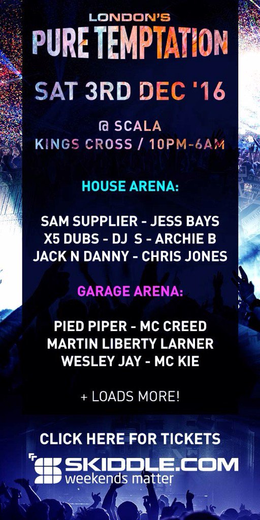 Catch us there alongside <a href="/SamSupplier/">SAM SUPPLIER</a> <a href="/ArchieB_DJ/">Archie B</a> <a href="/DJ_S__/">DJ  S</a> <a href="/chris_jonesuk/">Chris Jones (Supa.C)</a> <a href="/jackndanny92/">Jack n Danny</a> <a href="/HOUSEOFSILKPR/">House of Silk</a> <a href="/x5dubs/">x5dubs</a>