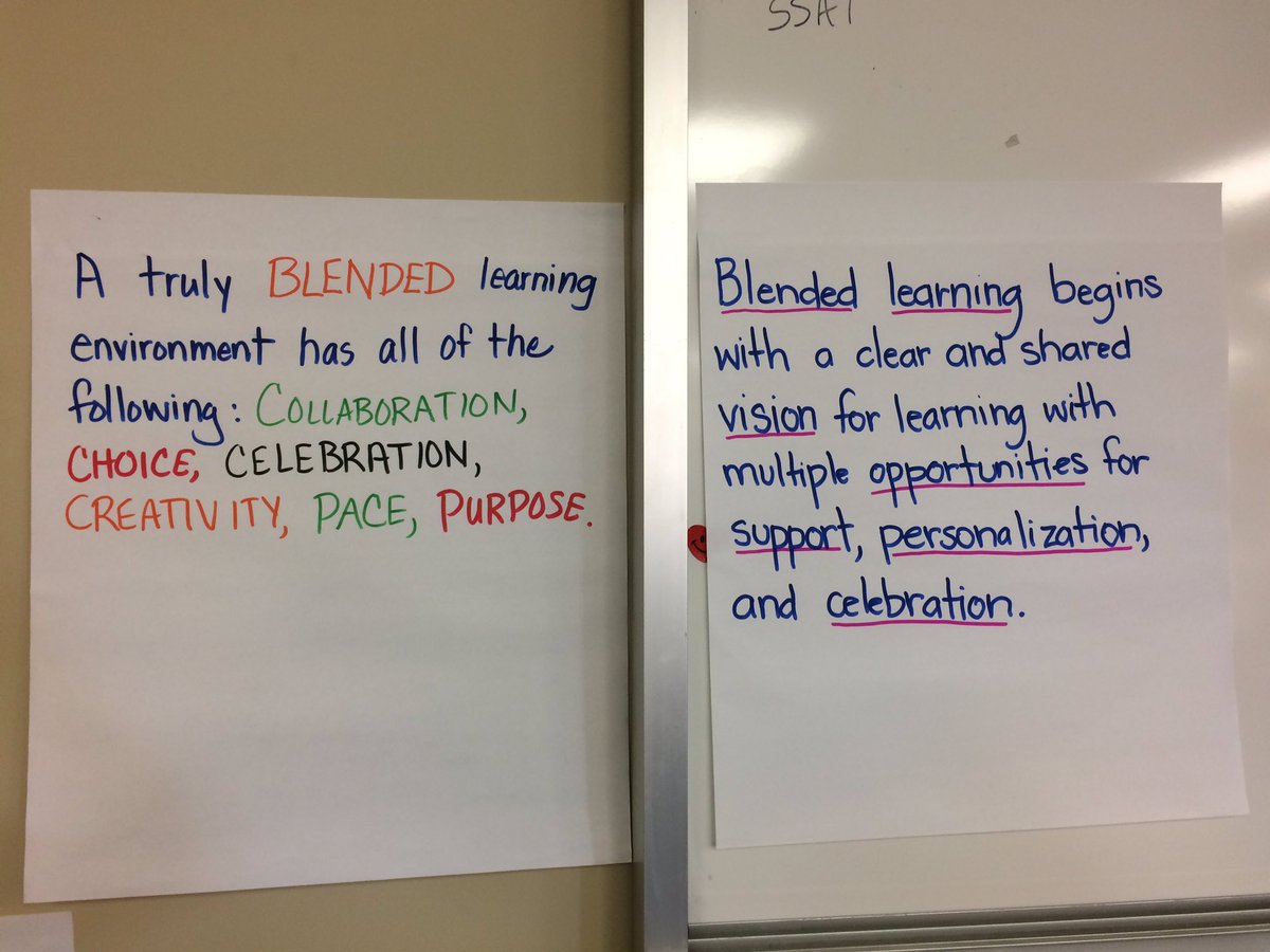 jaclynbstevens's tweet image. Blended Learning Gist #ABSSWeb