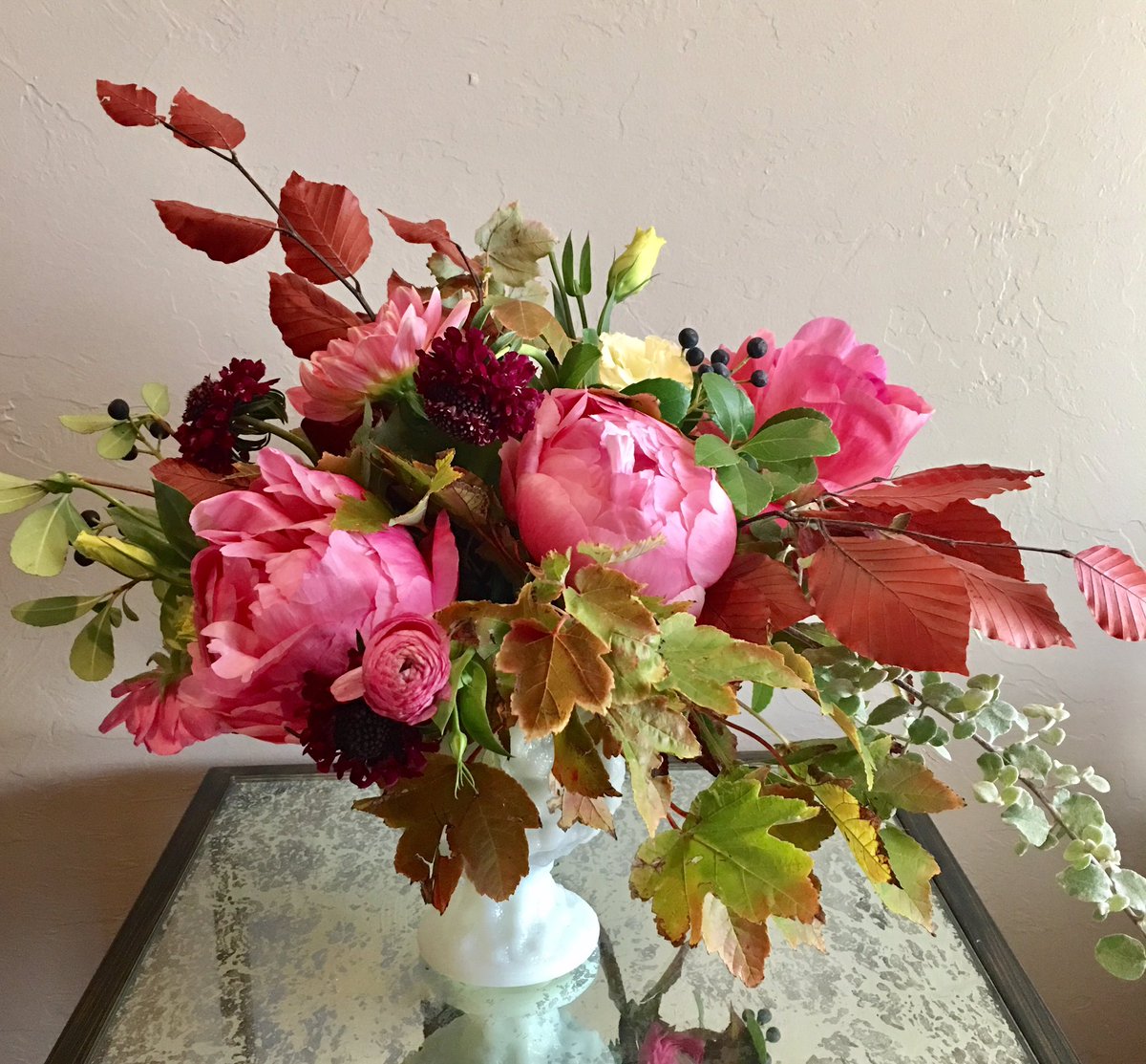 Pretty peonies today!