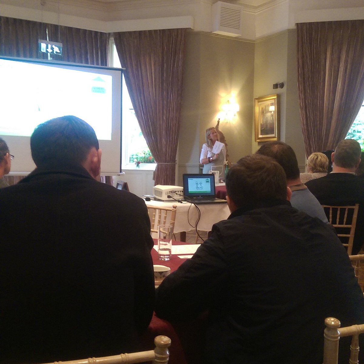 Getting a lesson in selling from Margaret of <a href="/kilmullenfarm/">Kilmullen Farm</a> with thanks to <a href="/Bordbia/">Bord Bia - The Irish Food Board</a> Masterclass of salespersonship.