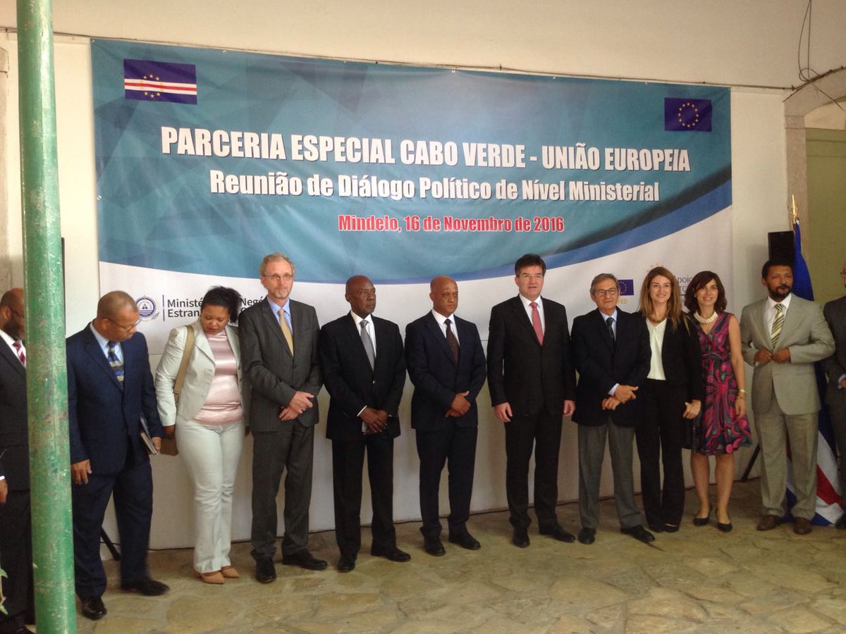 EUinCV's tweet photo. #EU #CapeVerde Ministerial dialogue in Mindelo: assessing Special Partnership, its progress, challenges and future implementation #EEAS https://t.co/exhEFrFm7K