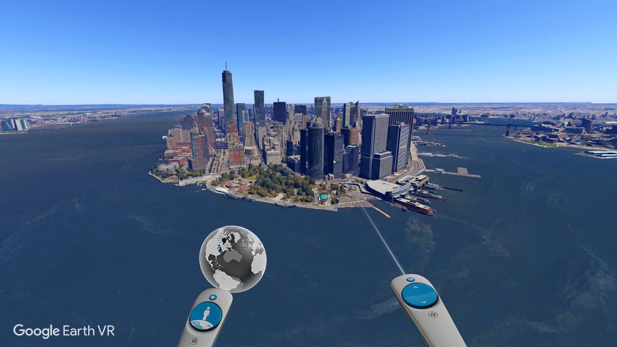 Introducing Google Earth VR. You are now free to move about the planet. vrscout.com/news/google-ea…