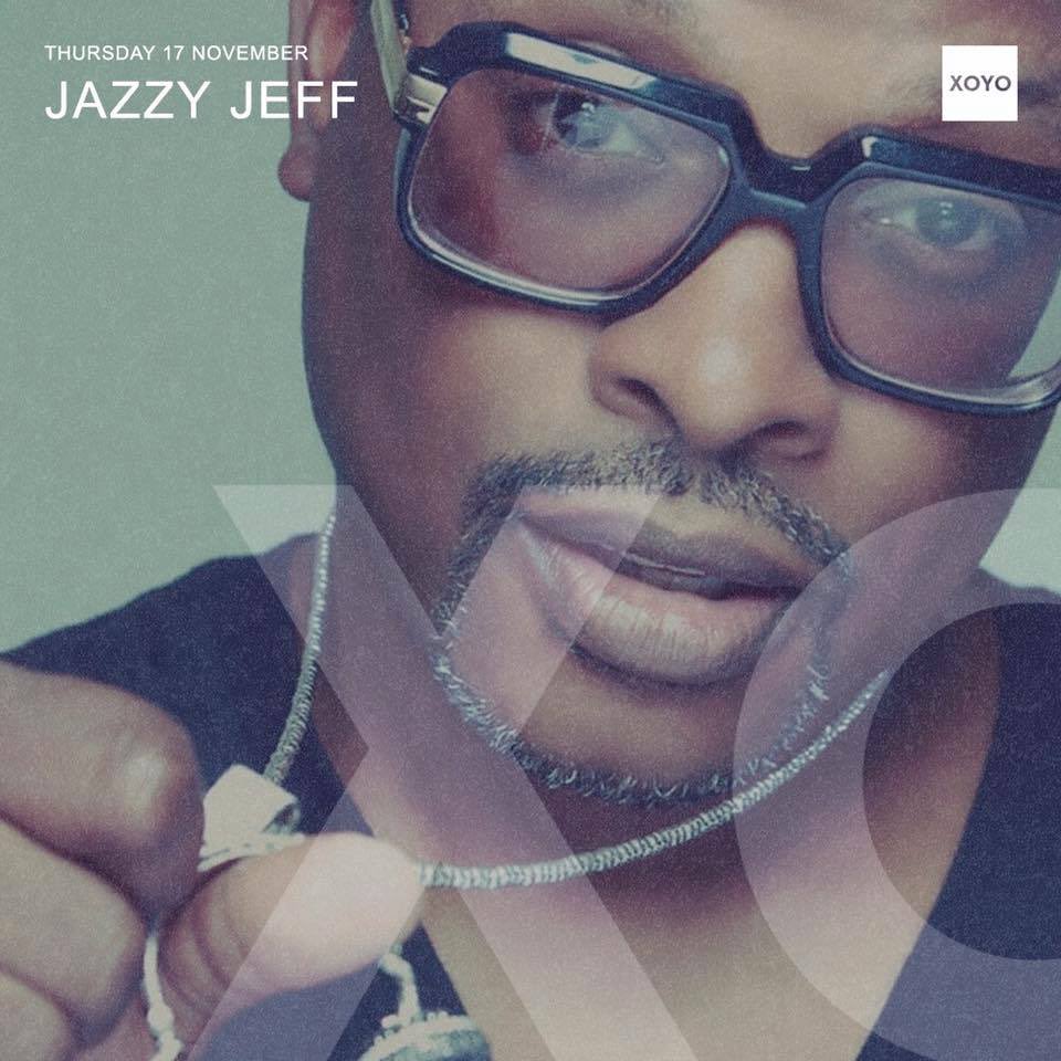 I can't wait to finally see legend DJ Jazzy Jeff behind the decks at @XOYO_London this Thursday! So looking forward to this! @itsJazzyF