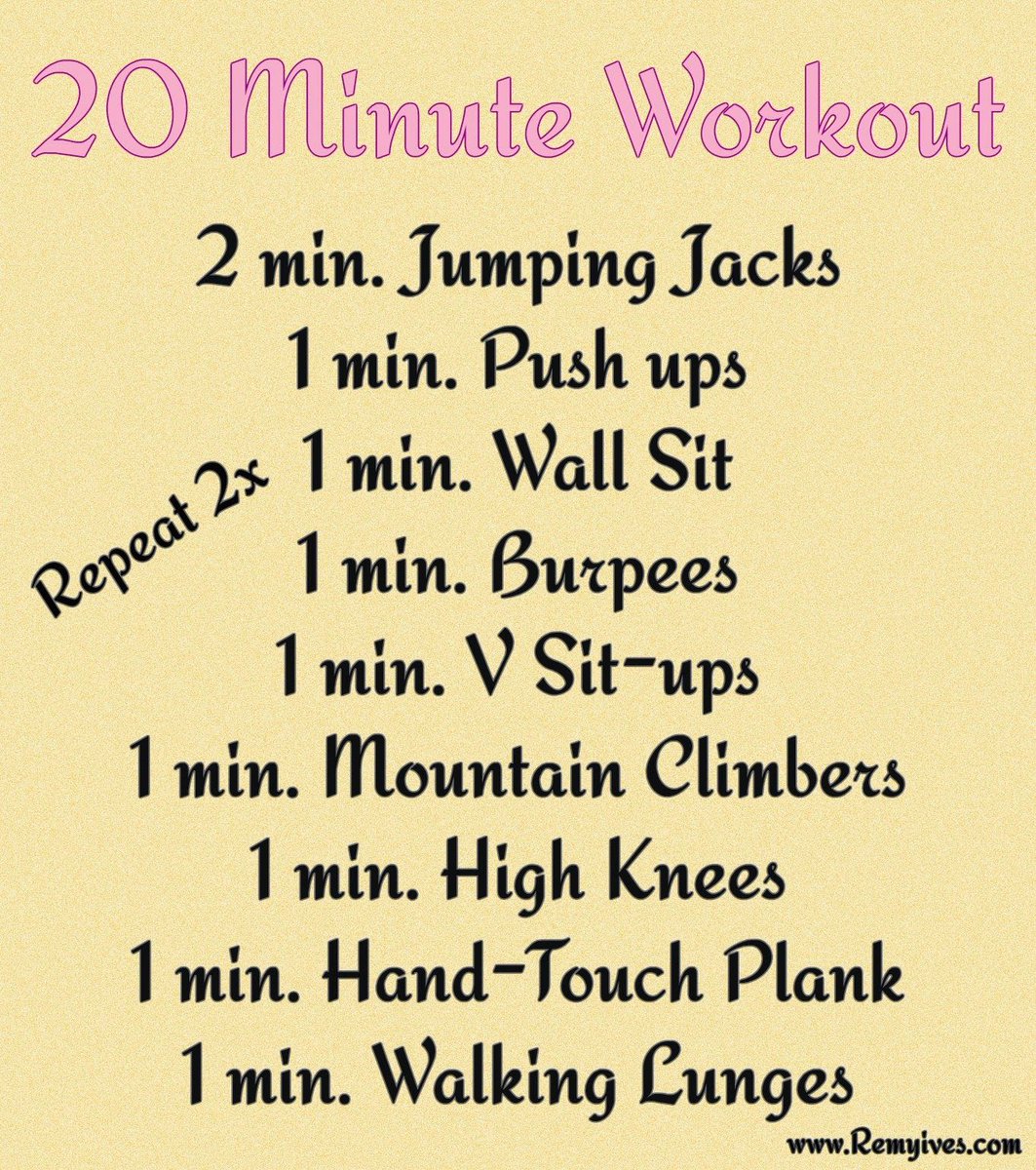 F4MChicagoWest's tweet photo. Here's a great 20 minute #workout to squeeze into your day! #fit4Mom https://t.co/UJOMQ4ai8b