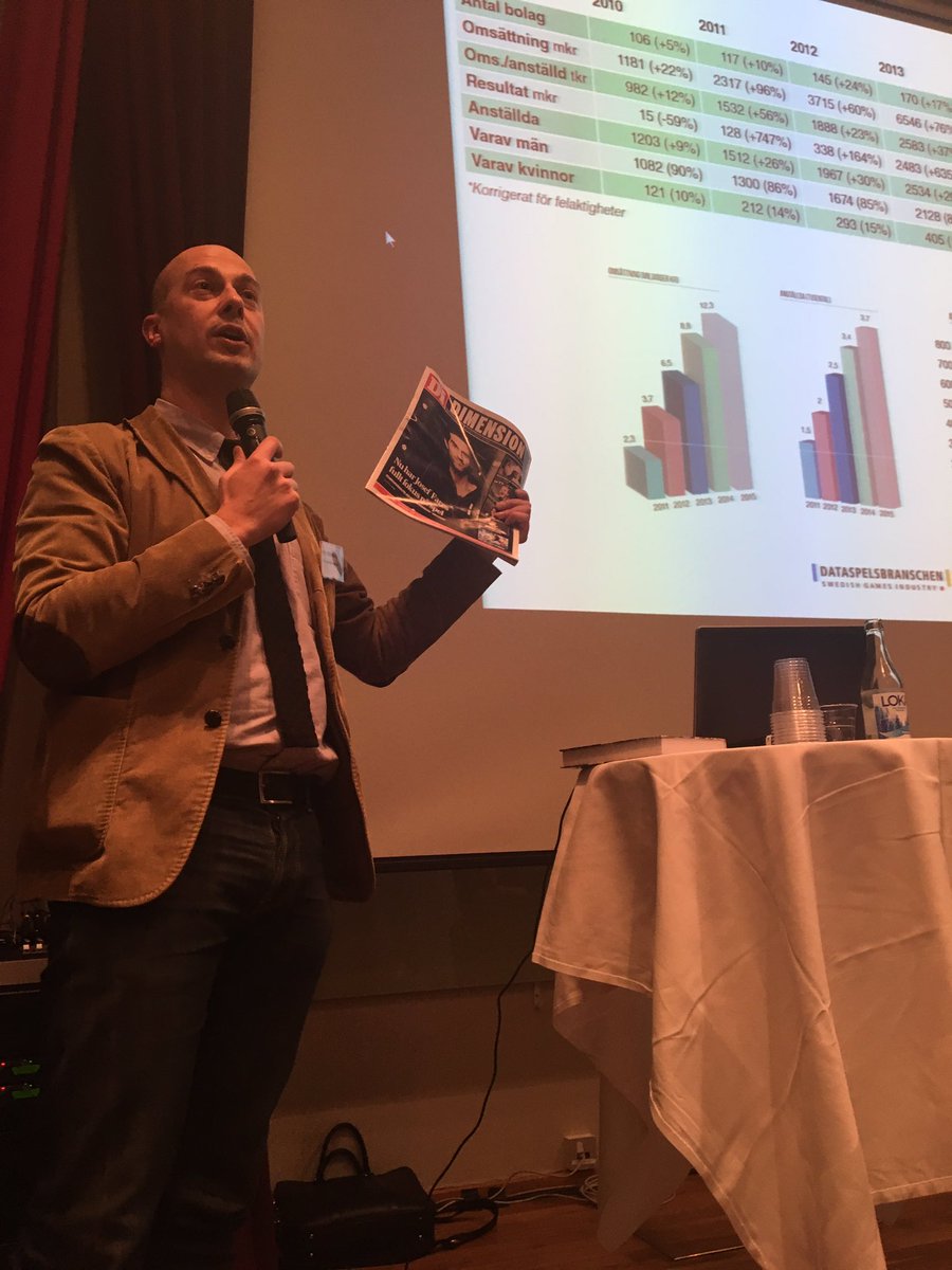 heselinsi's tweet photo. @perstromback "How come Sweden is world leader in Gaming?" Swe industry + 1000 % in 5 years #creativenations https://t.co/pRGekWpsib