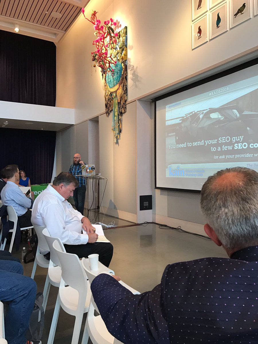 arnoldtijerina's tweet photo. .@GregGifford is throwing down the edumacation @KainAutomotive #KAIN2016 #KADS2016 https://t.co/pNpqSTAj5w