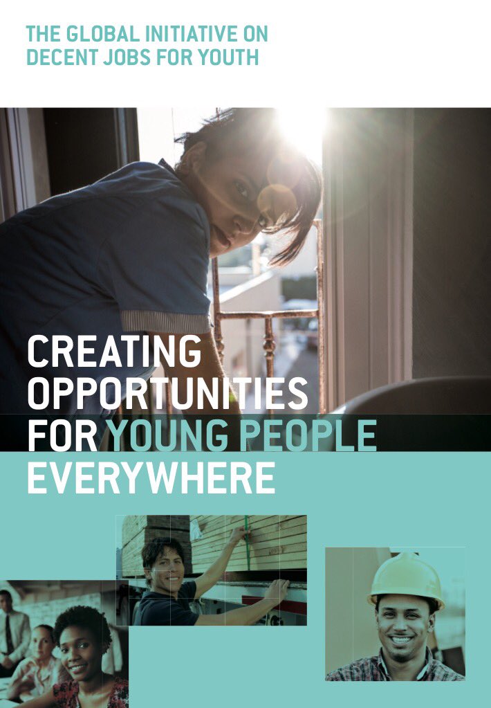 DinoCorell's tweet image. At youth leadership event at the UN, @vinciuscp highlights need to address youth employment &amp;amp; the Global Initiative on #DecentJobsForYouth