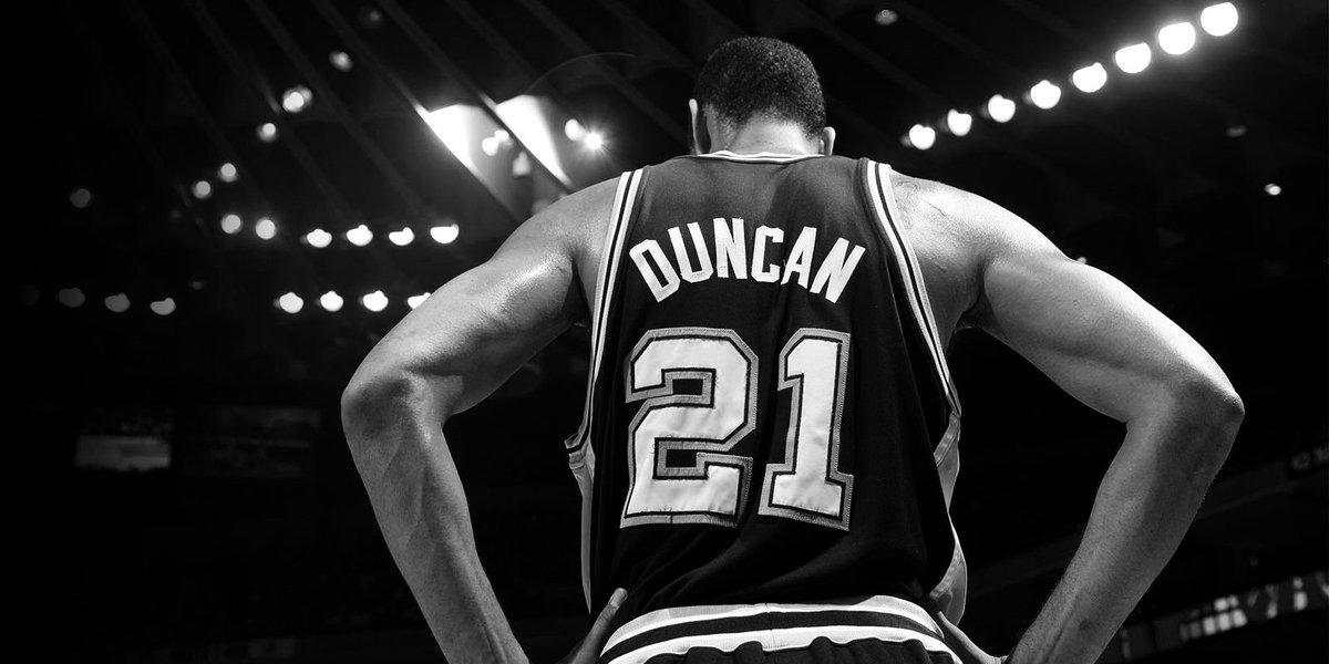San Antonio Spurs on Twitter: Duncan to the rafters! We will retire No. 21 on December 18th in a special postgame ceremony » https://t.co/ysH8Epa5Hm https://t.co/EPF8V8Cvj0" / Twitter