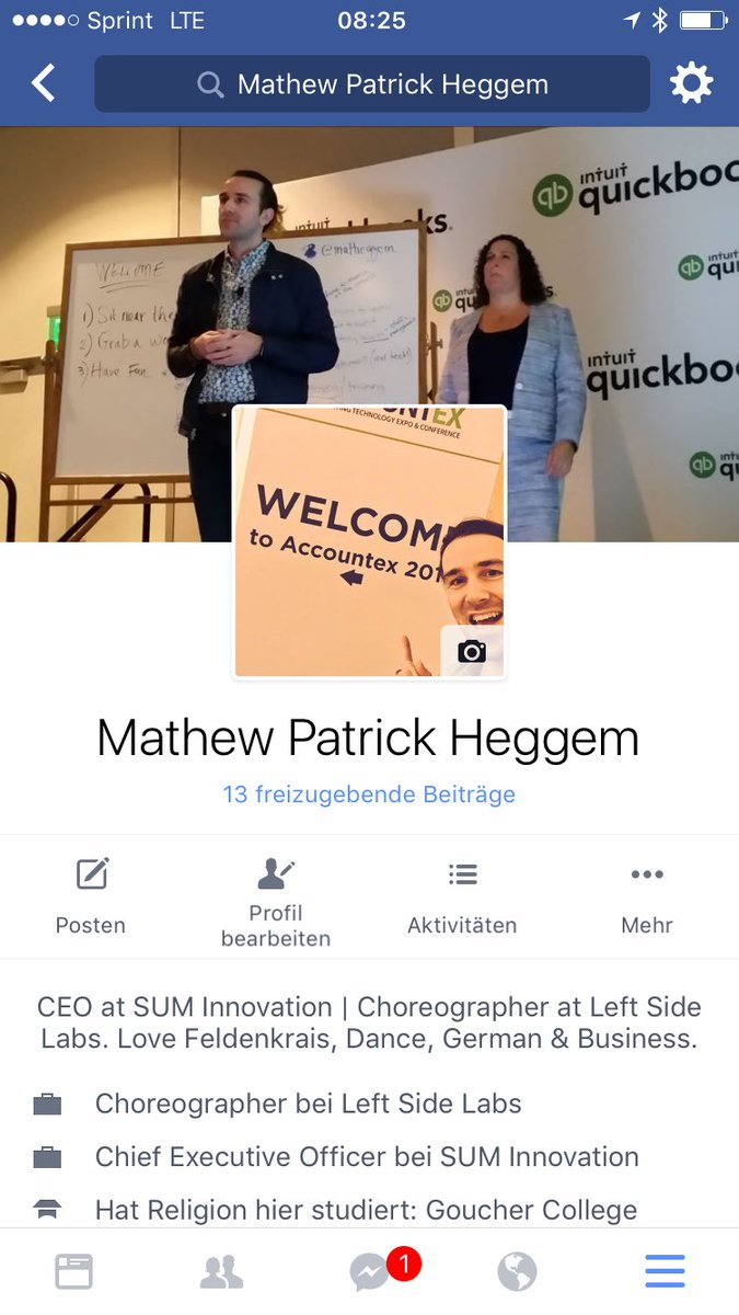 matheggem's tweet image. Dressed up my Facebook profile conference speaker style! It's been a blast: @Xero @QuickBooks @AccountexUSA #AccTech #TalentAcquisition