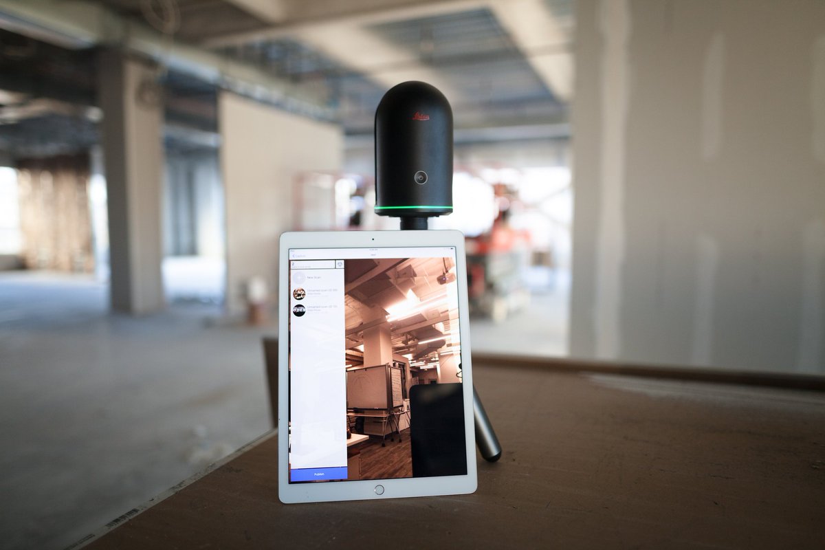 MarkConcannon3's tweet photo. I'm hearing Genius, Speechless, Worth Waiting for...The new @LeicaGeosystems #BLK360 simple #realitycapture is here https://t.co/h75MVuwGwq https://t.co/KyCWzFZq88