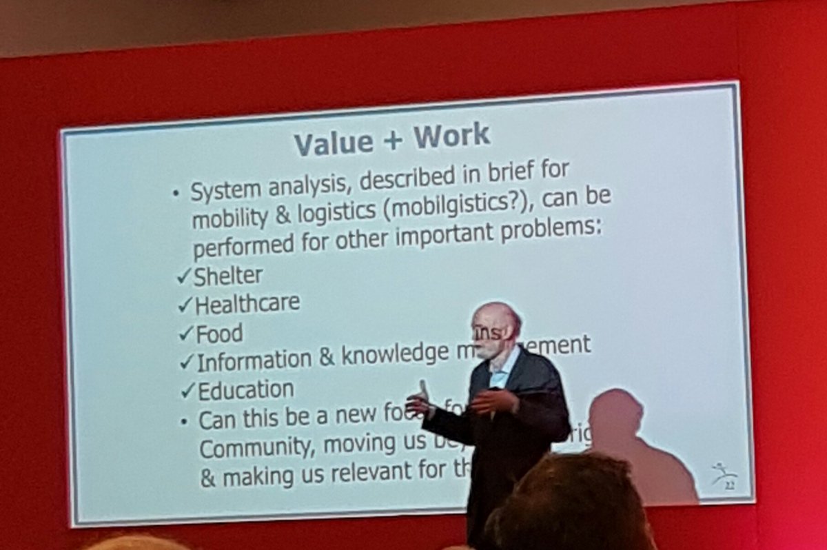 MPIgnace's tweet photo. Focus on the value and move backwards to see the work. And find ways to do the work with less effort. Jim Womack #lean16 https://t.co/5JIdTj3GuO