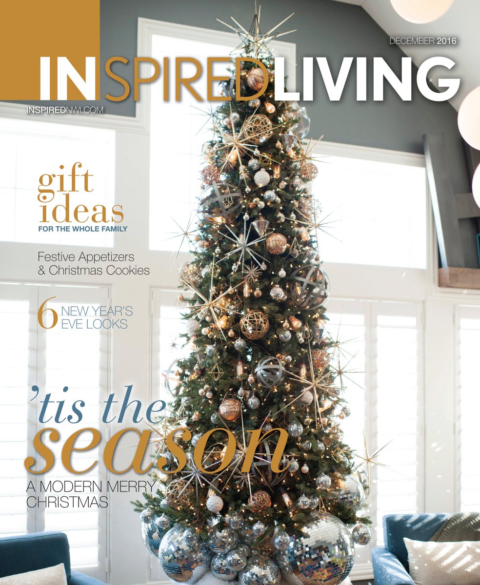inspirednwi's tweet photo. Our December issue features new and modern Christmas decor, recipes and so much more. Check it out! https://t.co/MWlTnu8jzN https://t.co/yqF62xjrij