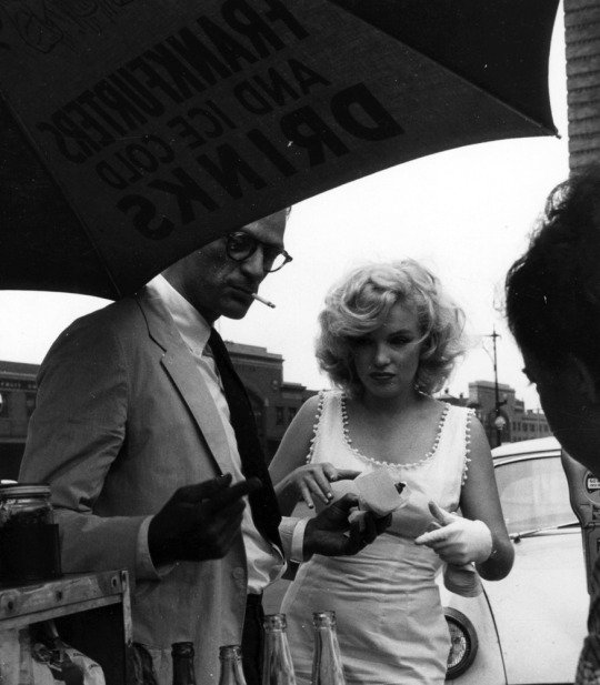 Arthur Miller and Marilyn Monroe by Sam Shaw