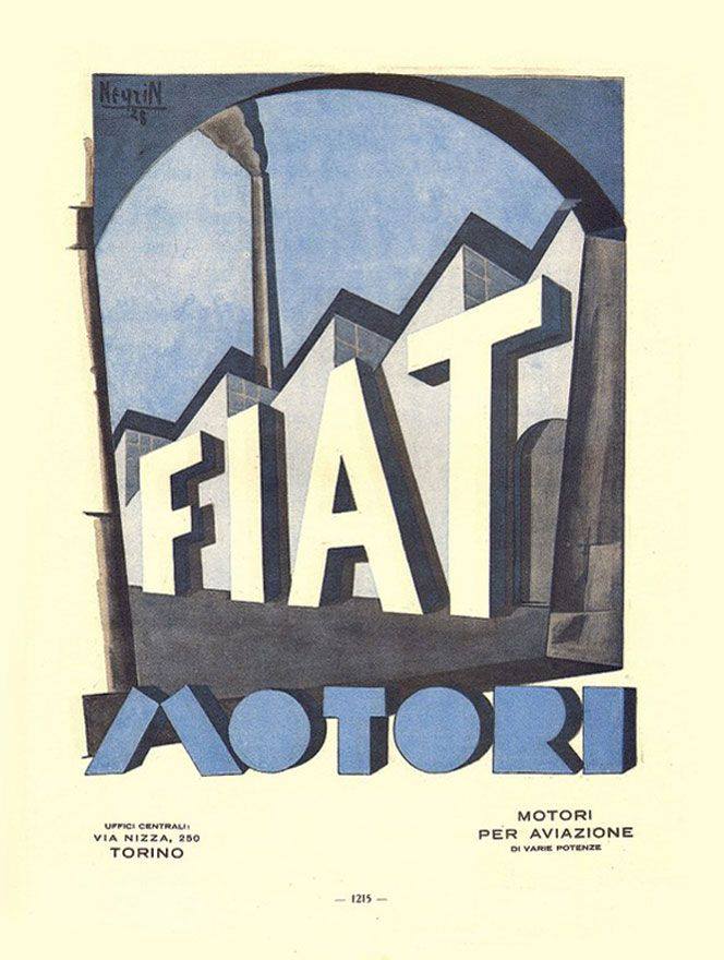 Envelop's tweet image. / \ is for '/ \OTORI'. 

Gino Caregaro Negrin (1902), was a self-taught painter working in advertising, poster design, and publishing.