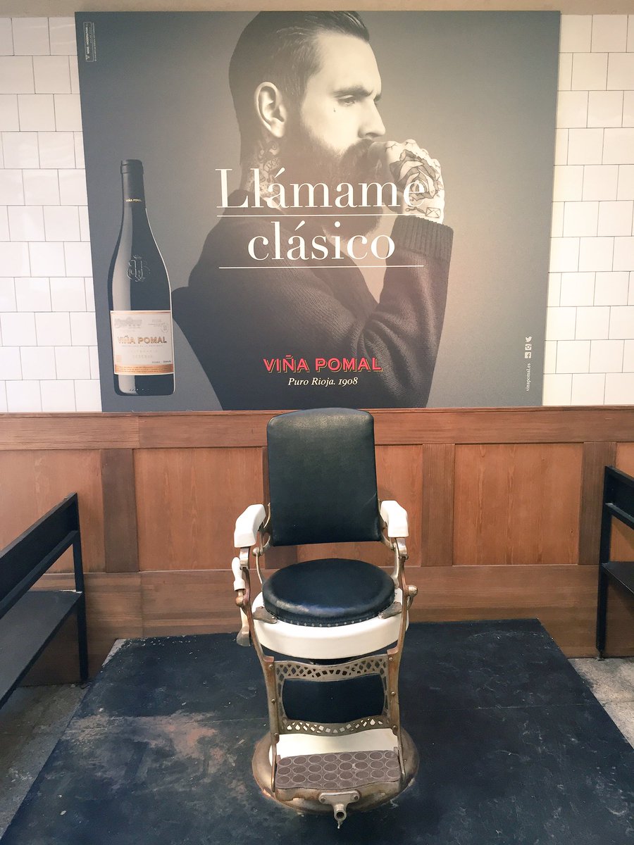 Si la #gastronomia vuelve a sus orígenes, también lo hace el vino. Interesante concepto pop-up de Viña Pomal en #Madrid. #barberiaViñaPomal