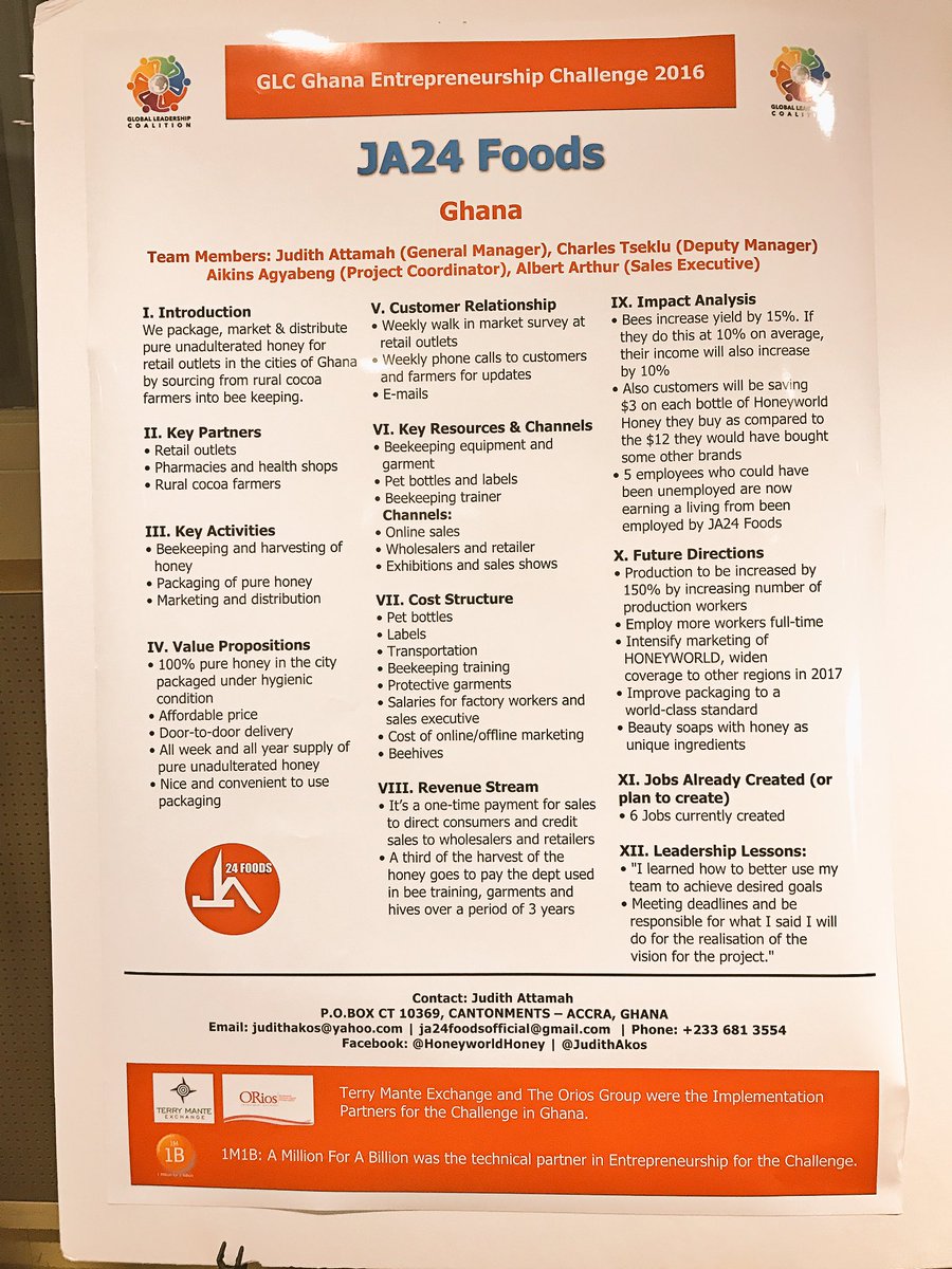 GLCIntl's tweet image. Ghana Entrepreneurship Challenge runner-up Judith Attamah's presentation &amp;amp; company information on display at the UN Showcase #GLCattheUN2016