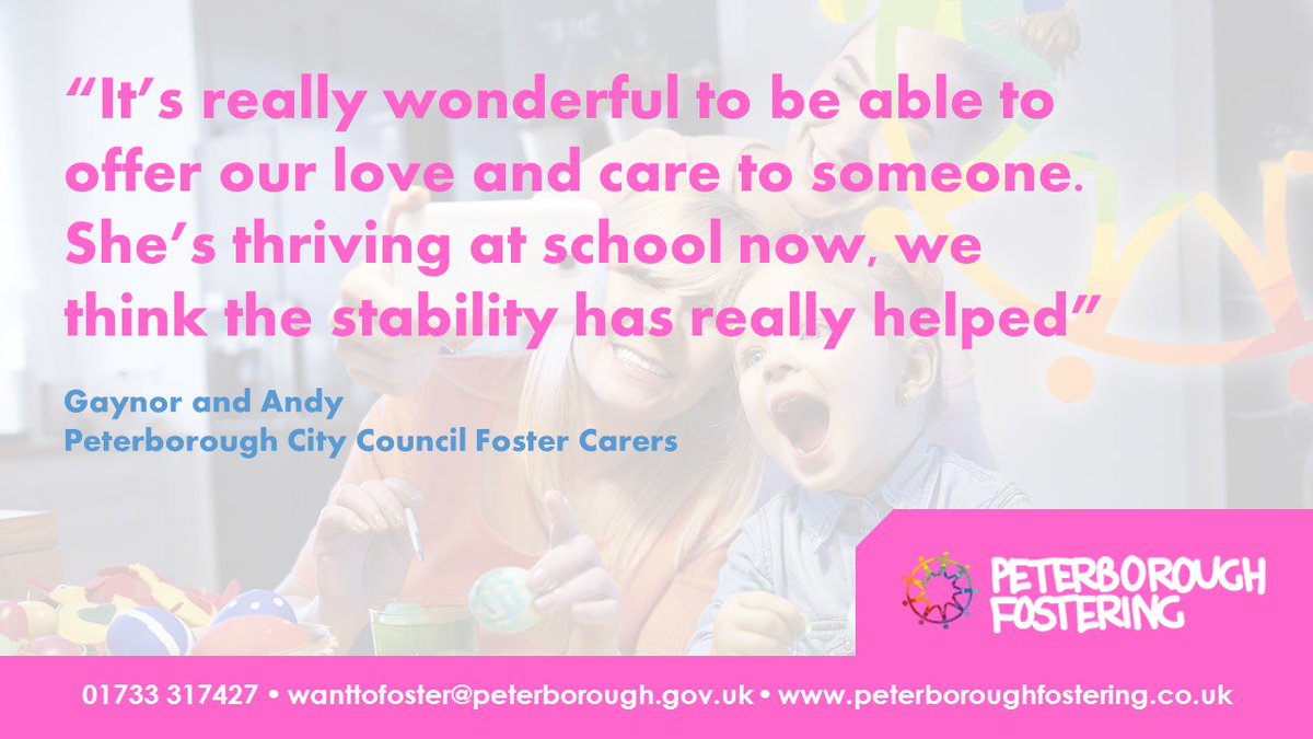 Gaynor and Andy are 2 of our foster carers offering placements to older children. Could you do the same? Join us next Thursday and find out.