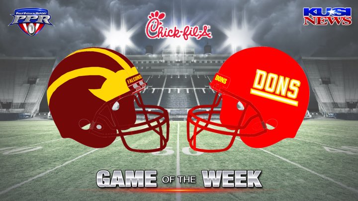 🏈 PREVIEW: Our <a href="/ChickFilA/">Chick-fil-A, Inc.</a> Game of the Week is the Battle of Del Mar Heights between @TPFB_2016 and <a href="/DonsFootball/">CCHS Dons Football</a>.

kusi.com/story/33721406…