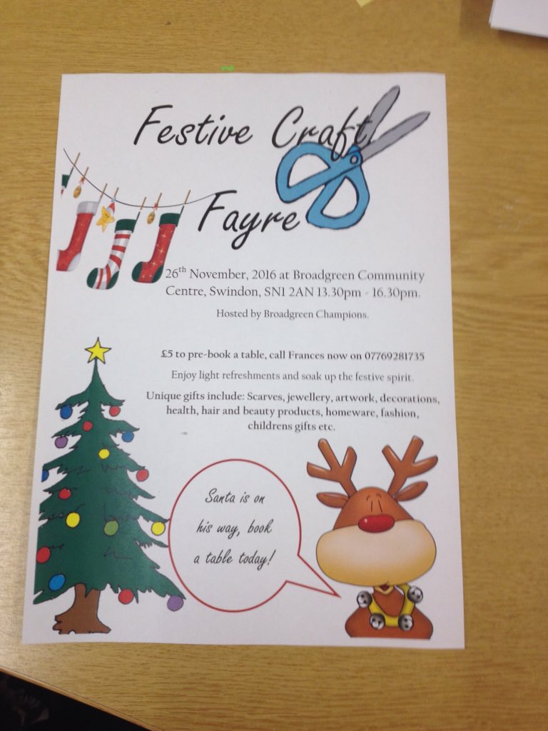 #Broadgreen Community Centre Salisbury Street hosts Festive Fayre  13.30 - 16.30pm Sat 26 Nov. Room 4 more stall holders - get in touch now