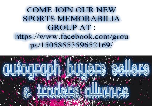 AM_ICON_AUCTION's tweet photo. Come join this new group page for buying , selling and trading all types of cards and memorabilia at:
https://t.co/DgBhZUxiKo https://t.co/1y4spIIzf2