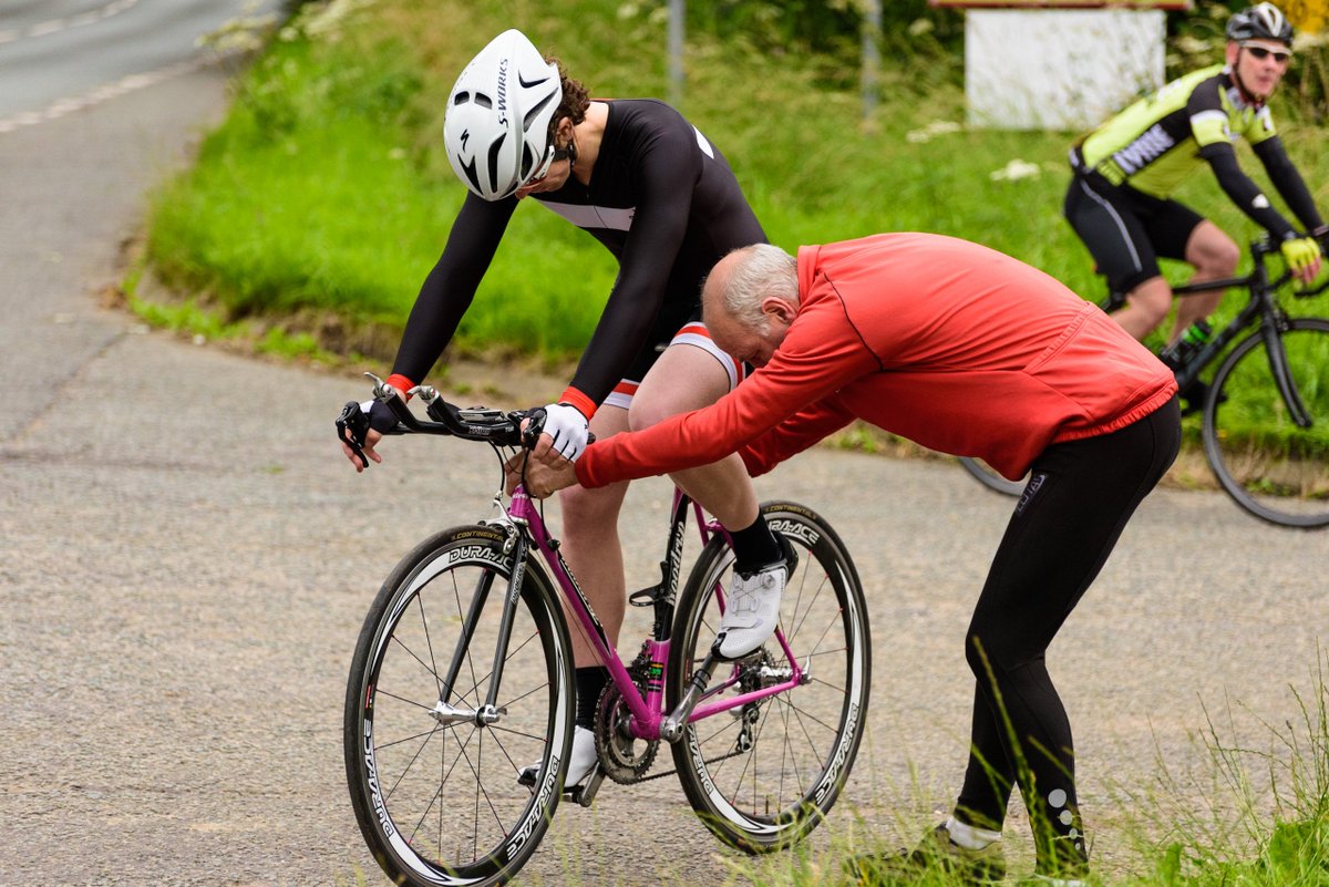 Charlie Evans on the start line #cycling