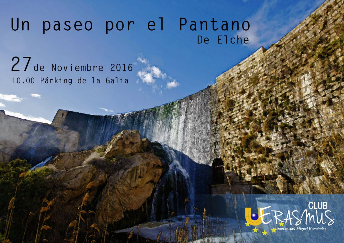 el 27 de noviembre salida al pantano!!!! registrarse en este formulario: goo.gl/CD0GKo