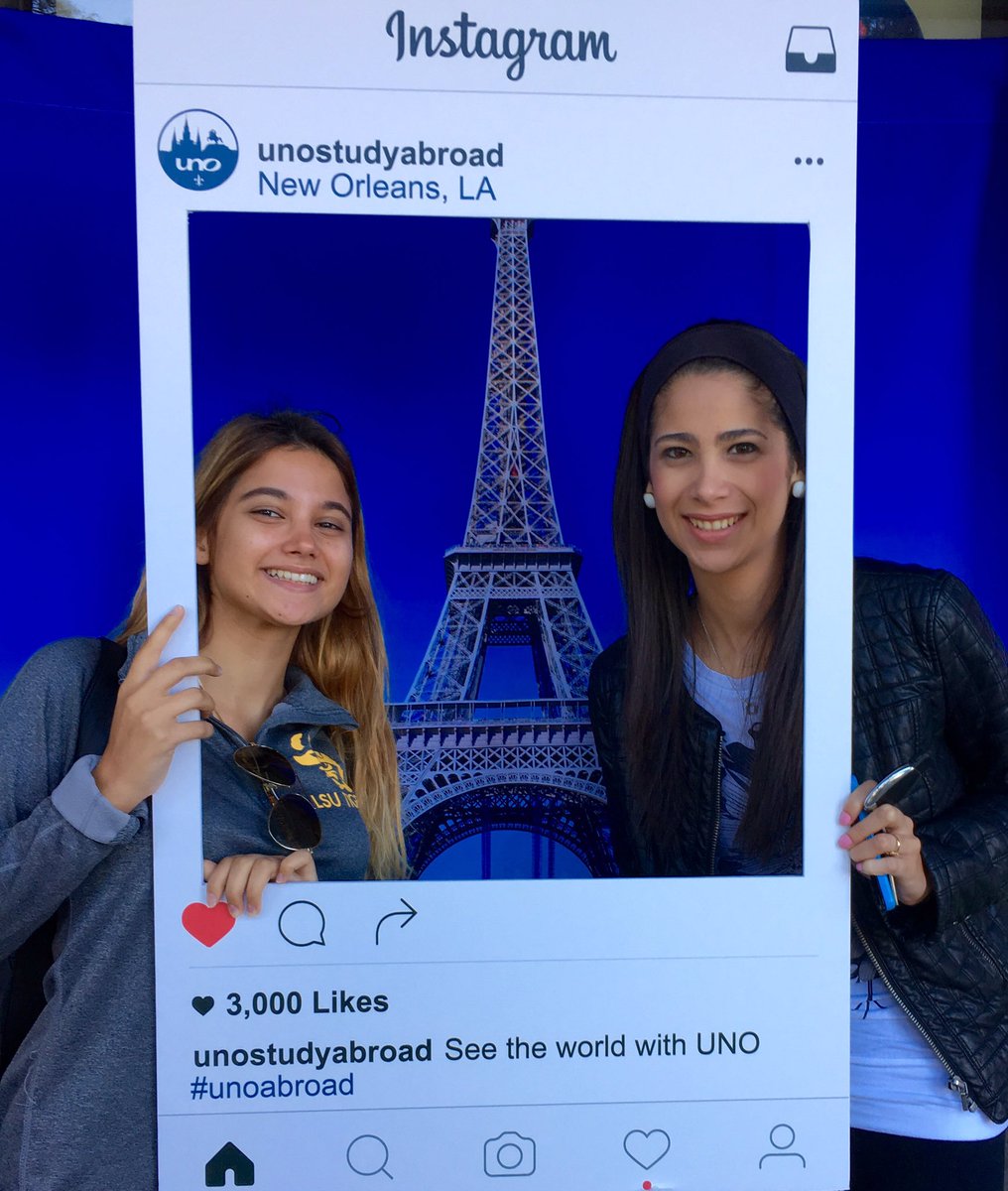 UofNO_INTL's tweet photo. Planning your classes next summer and have questions? See the study abroad people today 10-2 at the library #IEW2016 #UNOstudyabroad https://t.co/VzugnMZEsD