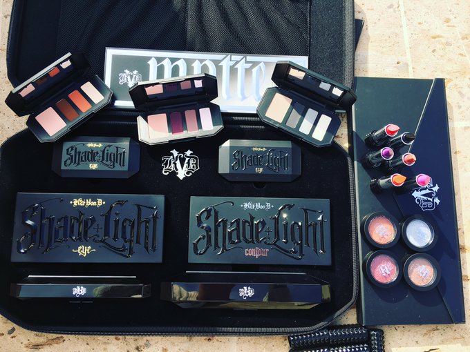 Wow! Thank you @thekatvond for all of this amazing makeup! ??? https://t.co/eTXMCd4BWn