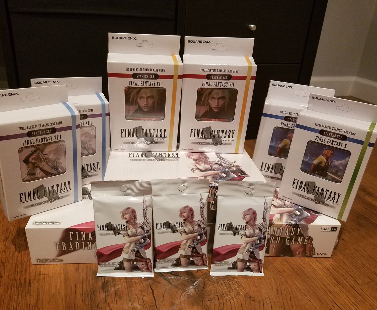 I have some extra starter decks. Who would be interested in a giveaway, and how can we make this fun? #FFTCG #FINALFANTASY #FINALFANTASYTCG