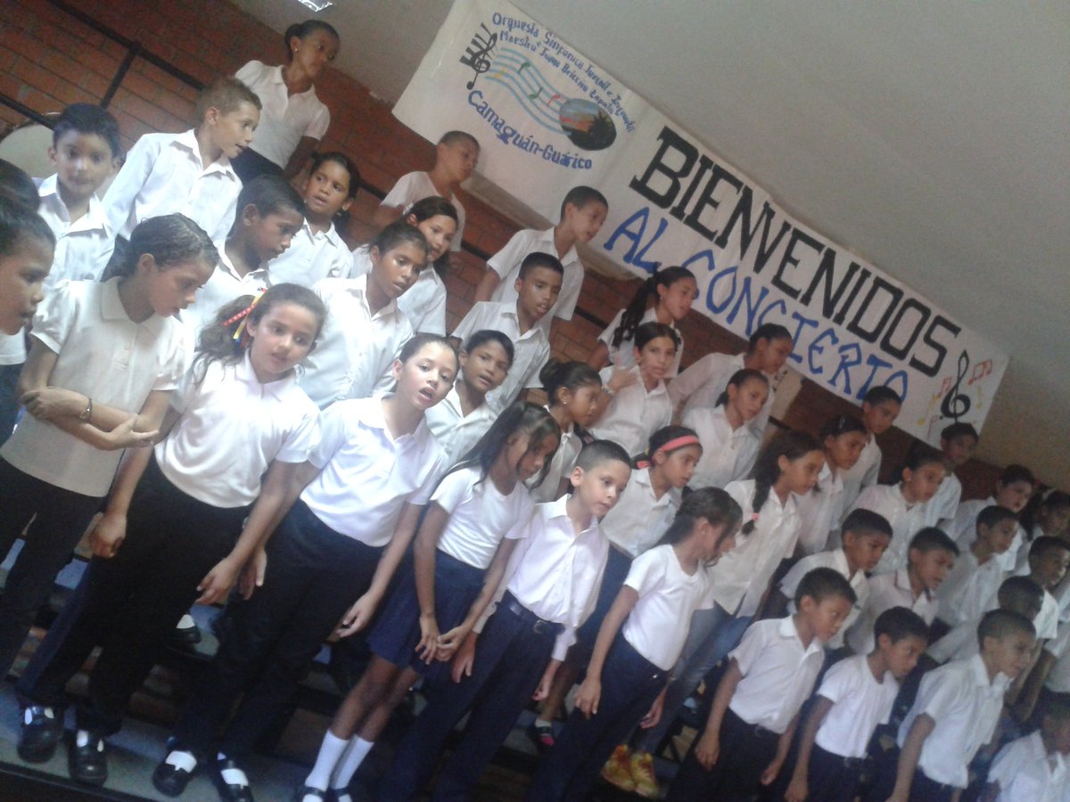 Coro infantil <a href="/NucleoCamaguan/">Núcleo Camaguán</a> en concierto del pasado 15/11/16