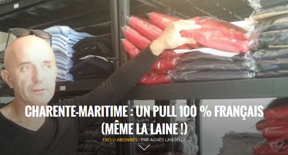 Charente-Maritime : un pull 100% français (même la laine !) soir.sudouest.fr