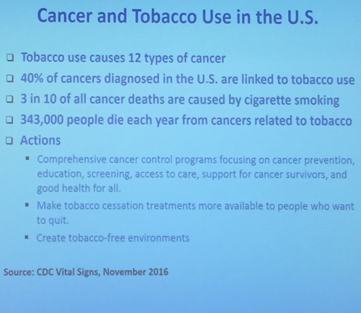New report from the #CDC2016 on the direct link with tobacco to #cancer #stopsmoking <a href="/WMUR9/">WMUR TV</a> @CancerDartmouth <a href="/DartmouthHitch/">Dartmouth Health | Inactive</a> <a href="/CDCgov/">CDC</a> <a href="/HEALnh/">HEAL New Hampshire</a>