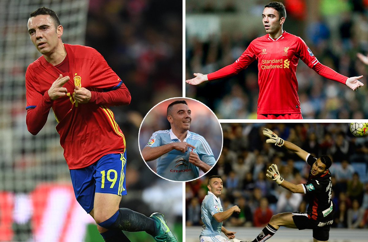 MailSport's tweet photo. How did Iago Aspas go from Liverpool flop (who could barely take a corner) to Spain's Wembley sensation? https://t.co/DjWyhzrhNw https://t.co/XAu6KMmA9k