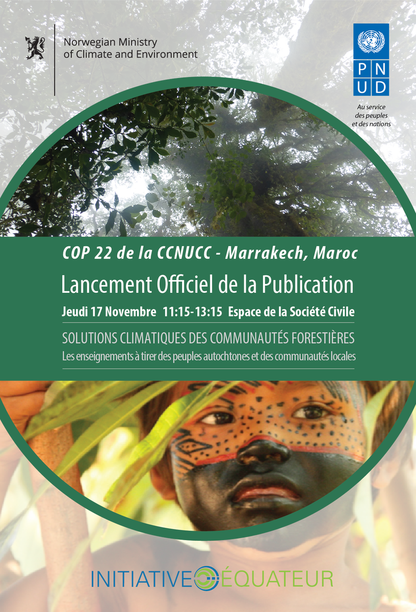 equatorinit's tweet photo. Join the @equatorinit book launch tomorrow! Learn how local action contributes to #ClimateSolutions &amp; #SDGs - 11:15am at the @ITKforClimate https://t.co/fV9wGcdvhq