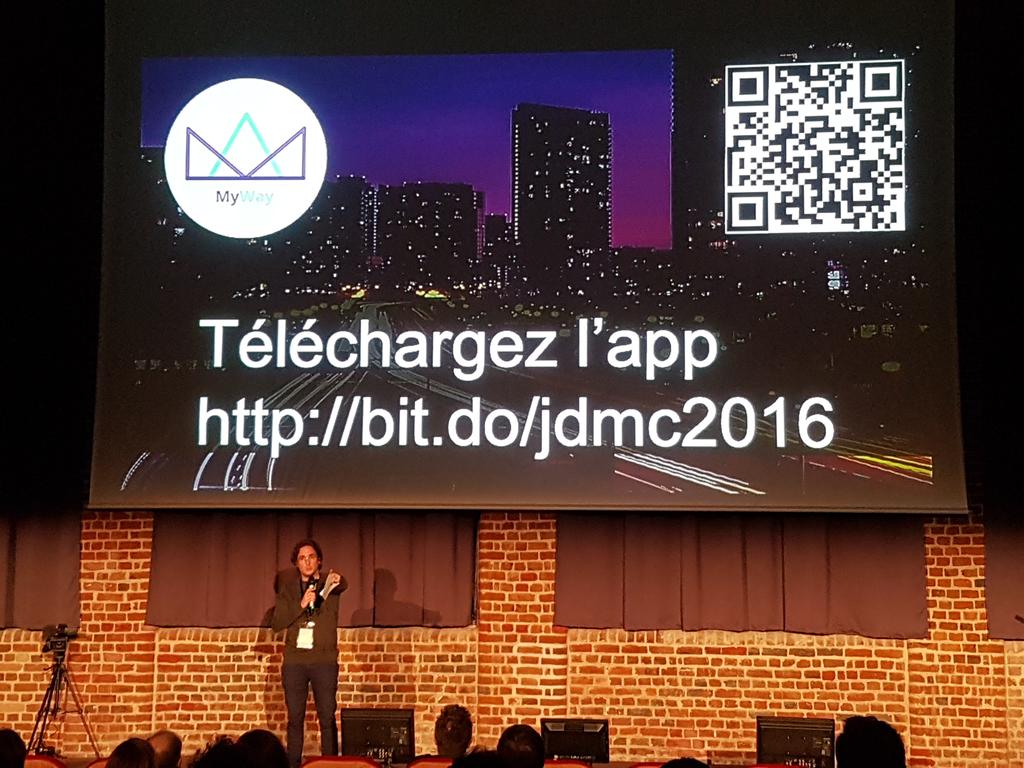 mathieuhothanh's tweet image. 6tech défend Myway à la #JDMC16 ! @tymate @chtipepere