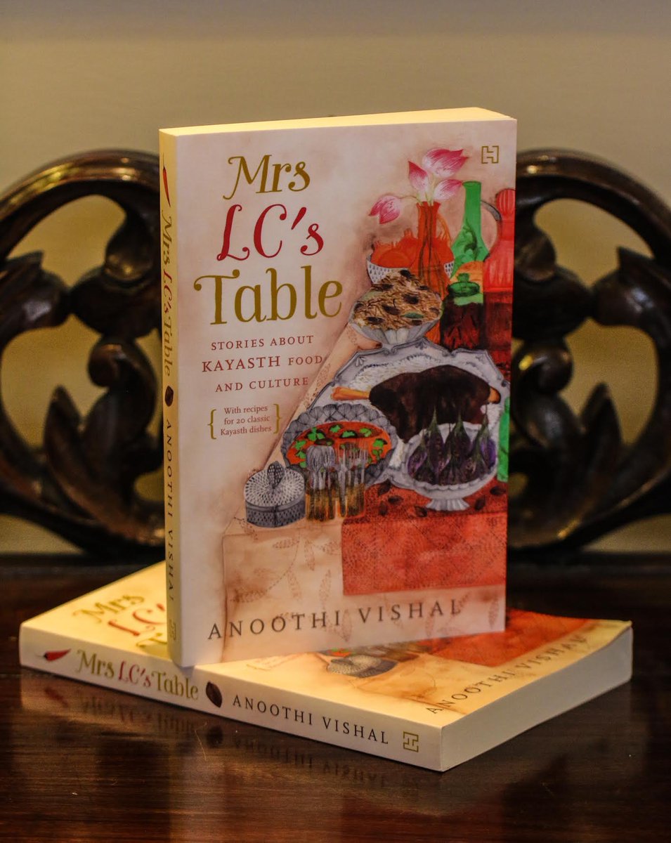 AnoothiV's tweet photo. Mrs LC's birthday today. She'd have been amused (hopefully) that I turned her into a book character, this year! #MrsLC'sTable @HachetteIndia https://t.co/fJsilCCJUh