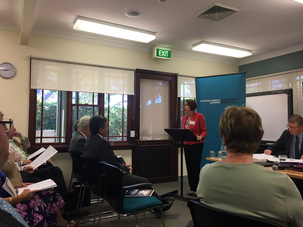 <a href="/LeslieW_MP/">Leslie Williams</a>, co-chair of NSW Parliamentary Friends of #Dementia, showing her support at @AlzheimersNSW AGM, which has just got underway.