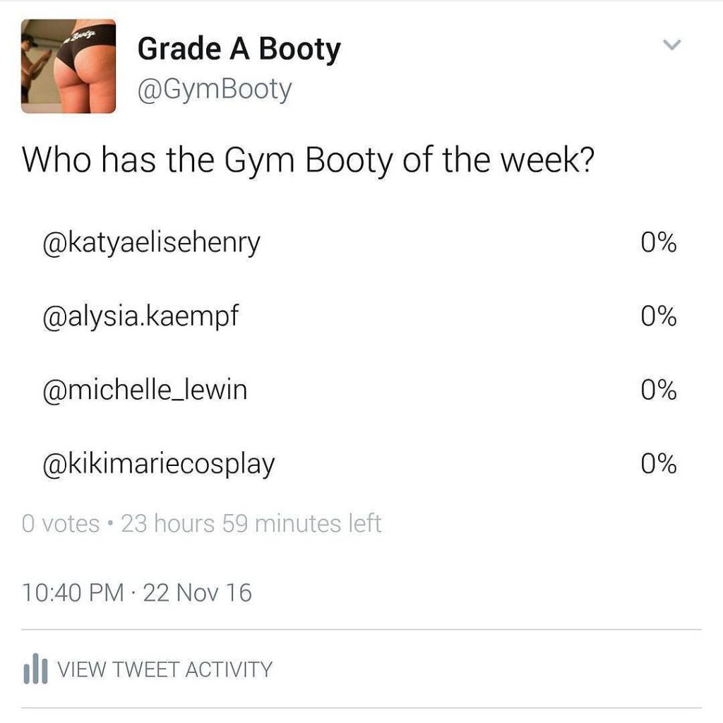 Grade A Booty on Twitter "Vote below or on twitter https//t.co/pbnuqasJic…