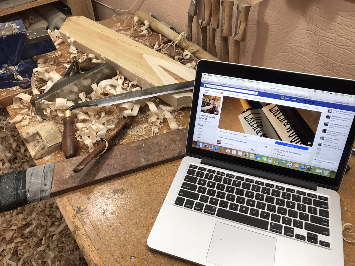 Two ends of the scale. Old school hand crafting and high tech selling.