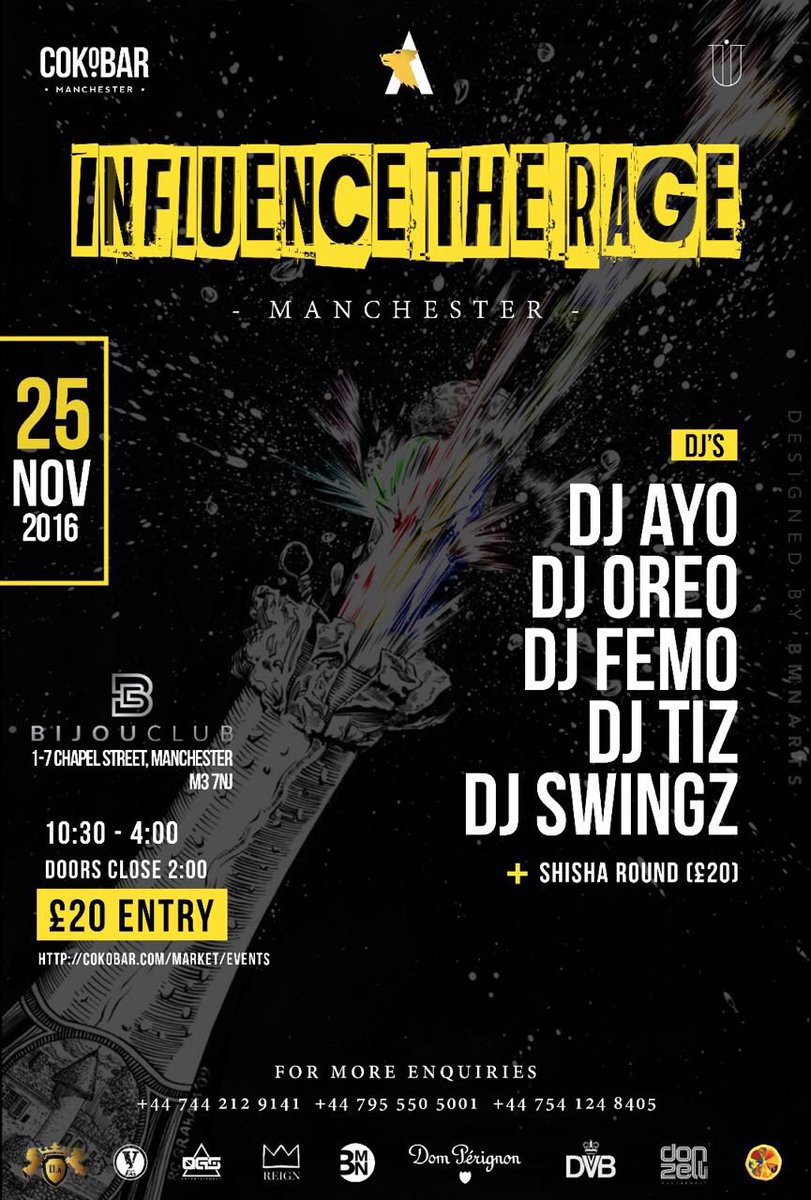 DJT1Z's tweet photo. Manchester 25th #InfluenceTheRage
Bradford 26th #LushSaturdays https://t.co/Zf6y9Tsrof