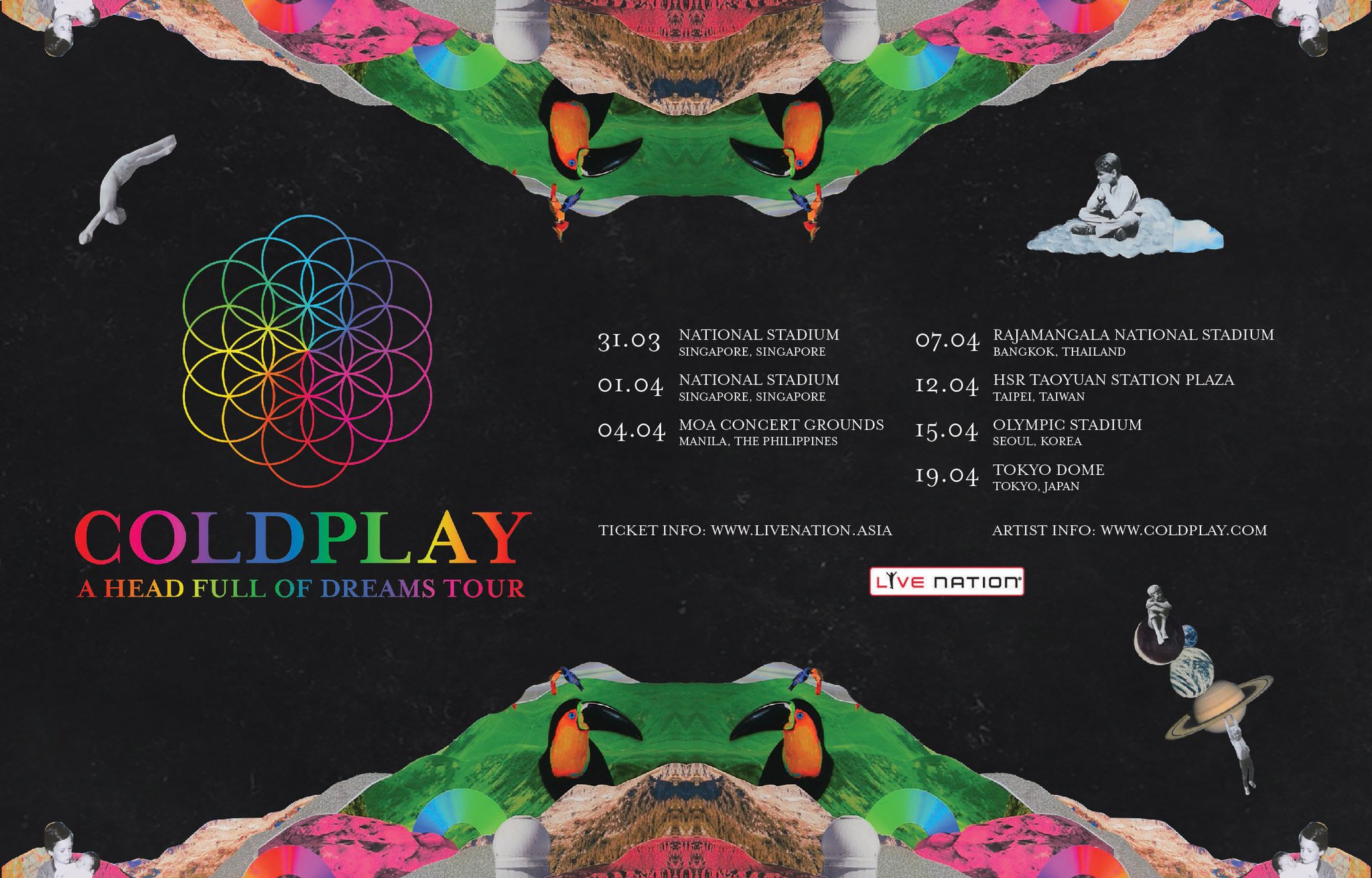 COLDPLAY 日本1500枚限定 リトグラフ　ポスター COLDPLAY 日本1500枚限定 リトグラフ ポスター COLDPLAY 日本