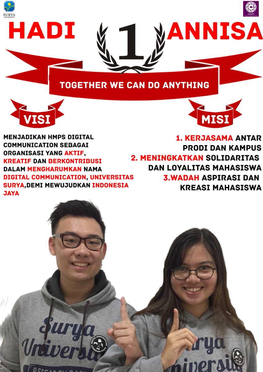 HMPSDigicomSU's tweet photo. Ayo kenal lebih dekat dengan Ketua &amp; Wakil kandidat No.1 HMPS Digicom 2017!
#DigicomMemilih
#SalamtheNumberone
#DigicomMakeanAction
#Digicom https://t.co/IvTWPxufgJ
