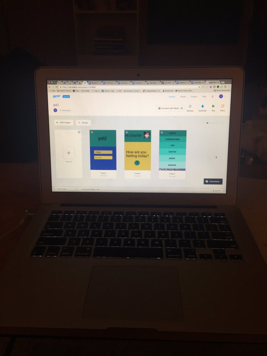trayc4teach's tweet photo. @fdesignschool loving marvel! In my third round of iterations for my app! #FDS2016 https://t.co/XYqLBBKgV2