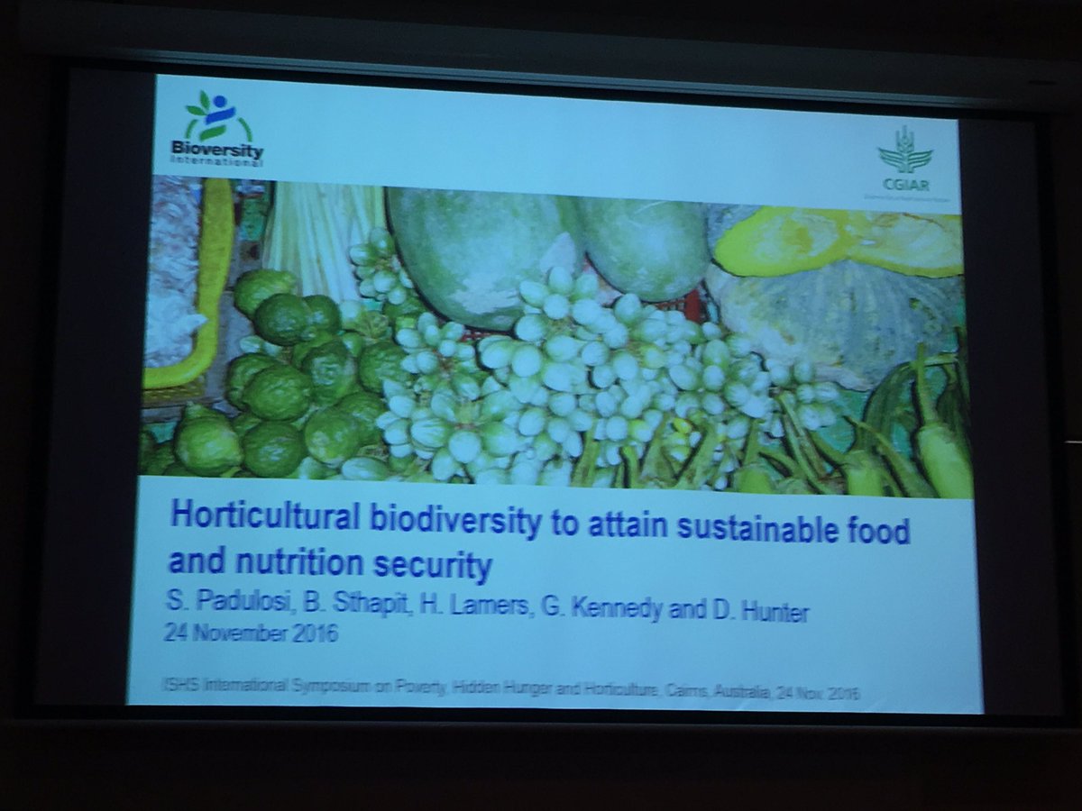 KrishnanSarada's tweet photo. Day 4 of #ISTTH2016. Dr. Stefano Padulosi of @BioversityInt speaking about horticultural biodiversity and  #foodsecurity #nutritionsecurity https://t.co/LHtfp7fOfO