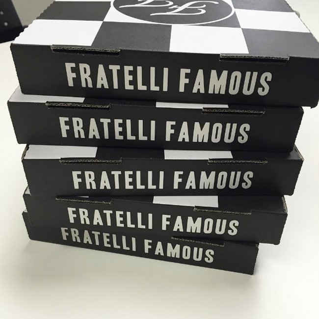 Office lunch sorted 👌 Get your #pizza fix and be the office favourite with Famous delivered to you: bit.ly/2ce04co #fratellifamous