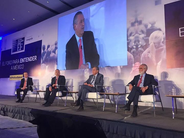 DiputadosSonora's tweet photo. Asiste @sylbeltrones a la Mesa de Políticos del Foro para Entender a México en el #EFPoliticalSummit organizado por @ElFinanciero_Mx https://t.co/v6PSTjkH34