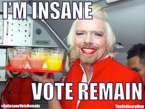 #RichardBranson backed the #EU &amp; now he is doing is upmost to frustrate #Brexit

Re-tweet if you will boycott all #Virgin companies
