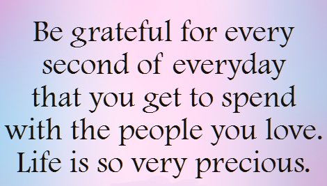 Thank those who matter. 
Appreciate those who care. 
Love those who are true.